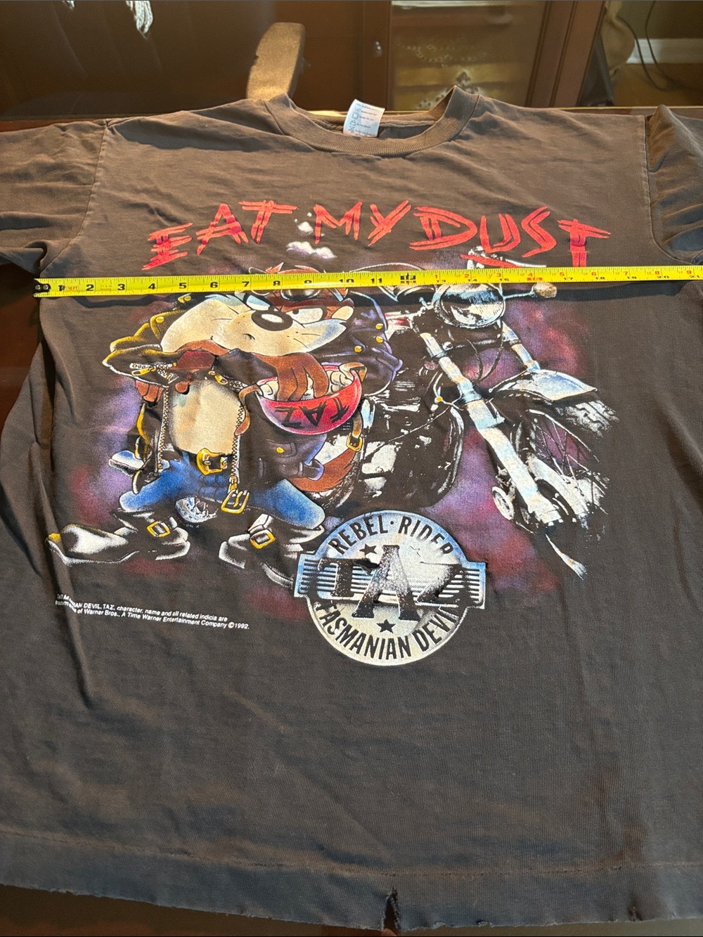 Vintage 1992 Eat My Dust Tasmanian Devil - flaws listed below and in pictures
